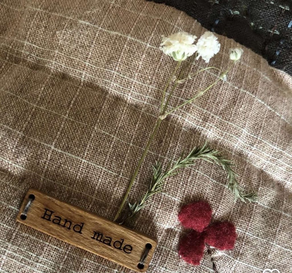 Hanamori handmade tag